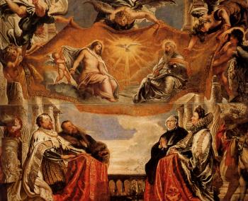 彼得 保羅 魯本斯 The Trinity Adored By The Duke Of Mantua And His Family